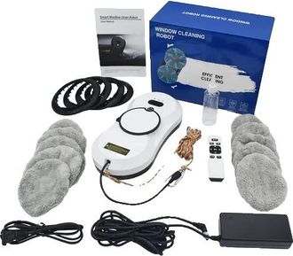 OEM Robot Limpiacristales, Potente Succi&oacute;n De 5600 Pa, Pulverizador El&eacute;ctrico