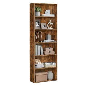 OEM Librer&iacute;a Marr&oacute;n Con 6 Estantes