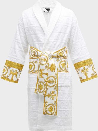 Versace Unisex Barocco Sleeve Robe