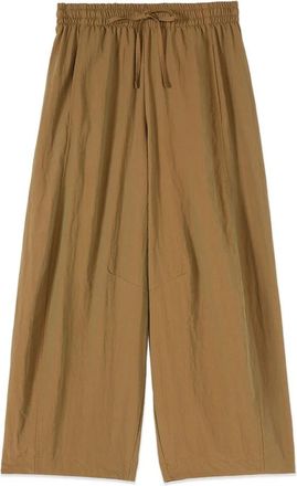 Oltre Barrel Balloon Broek - Dames - Wijde Broeken - Bruin - XS - Nylon - Broeken