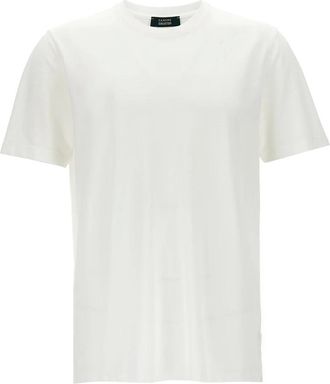 Zanone Heren, Tops, Wit, Maat: 2XL Katoen