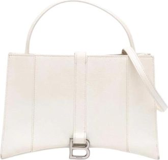 Balenciaga Pre-owned Vintage Satchel - Dames - Vintage Handtas - Wit - ONE Size - Leer - Vintage