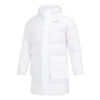 Puma Das Long Down Jacket White 674641-02