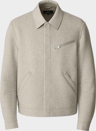 Mackage Men & apos;s Hayes Double-Face Herringbone Wool Shirt Jacket