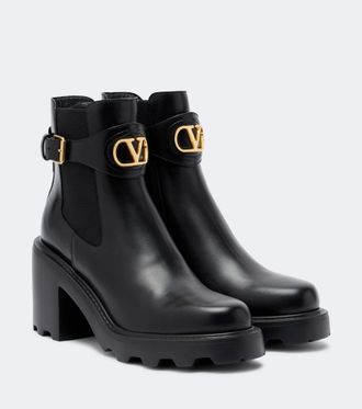 Valentino Garavani Beatle VLogo leather ankle boots