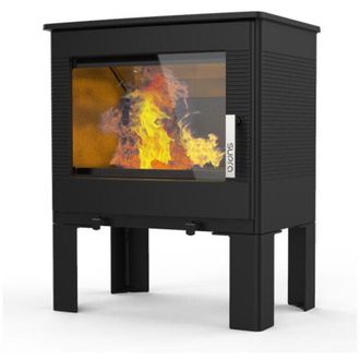 Supra Estufa De Le&ntilde;a Negra Resistente Al Agua De 7,3 Kw - Fr9016110b - Supra