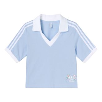 adidas (WMNS) adidas short Sleeve Polo Shirt Blue IP3756