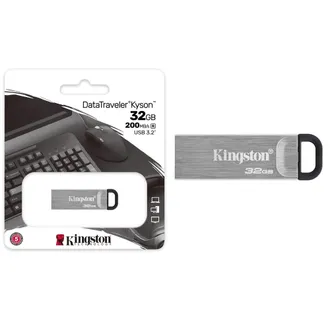 Trade Shop Trade Shop - Pendrive Kingston Usb 3.2 Datatraveler Kyson 32 Gb En Metalla 200 Mb/s Dtkn/32gb