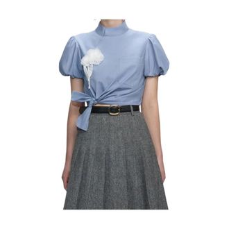 Self Portrait Donna, Camicette, Blu, XS, new