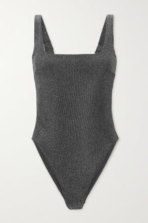 Form and Fold Costume Da Bagno Metallizzato D-g The Square - Argento