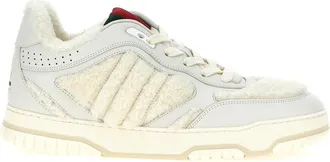 Gucci White Lace up Sneakers