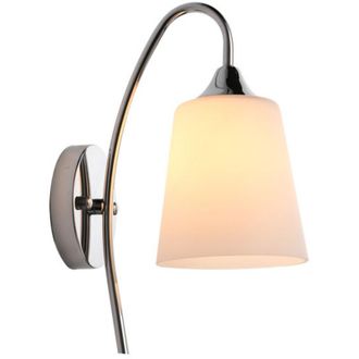 OEM Aplique Decorativo De Pared Para Dormitorio, Cabezal De Cristal Individual, Pantalla De Cristal (bombilla No Incluida) -crezuo