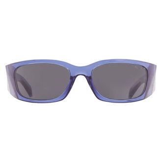 Prada Dark Grey Wrap Mens Sunglasses PR A19S 15R5S0 60