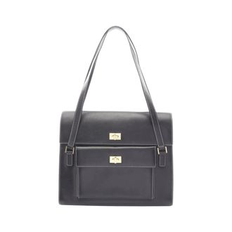 Bally Leather Shoulder Bag (Pre-Owned)