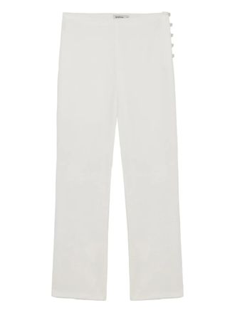 SIMKHAI Morrie button-detail trousers - White