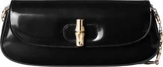 Gucci Bamboo Night Clutch - Dames - Schoudertassen - Zwart - ONE Size - Leer - Tassen