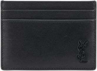 Saint Laurent Wallets & Cardholders, female, Black, Size: ONE SIZE Tiny Cassandre Card Case