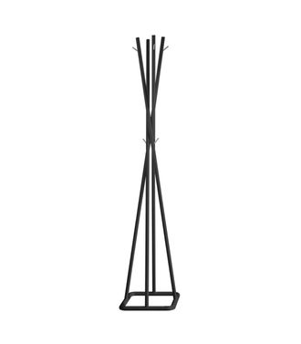 HERDASA Herdasa - Perchero Mod. 469 Acabado Lacado Negro, 180cm(alto) 38cm(ancho) 38cm(largo)