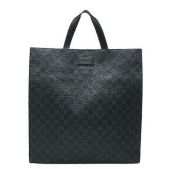 Gucci Pre-owned Tote Bags, male, Black, Size: ONE SIZE Pre-owned Vintage Tote Bag