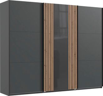 Wimex Schwebetürenschrank »Atlanta by fresh to go« mit Akustikpaneel Optik (3D Leisten), Lamelle