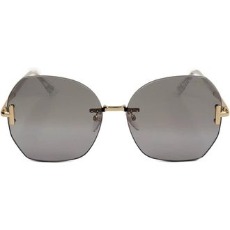 Tom Ford Mens Ft0810 K 32C Asian Fit Gold Sunglasses Metal - One Size