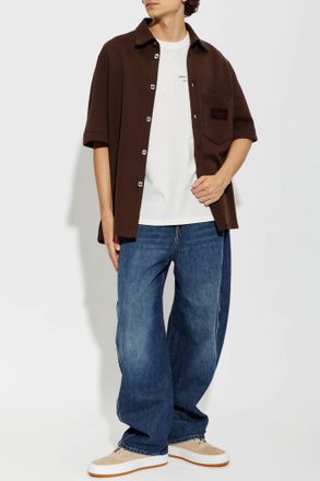 Givenchy Short-sleeve Shirt, Mens, Brown