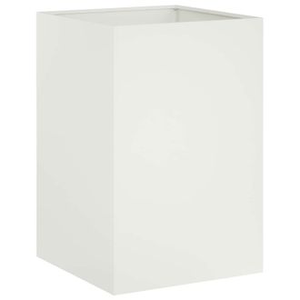 vidaXL Macetero De Jard&iacute;n Blanco 40 X 40 X 75 Cm Vidaxl