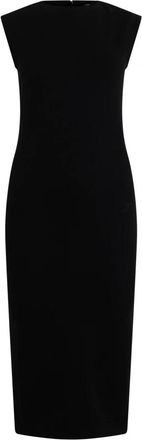 Jacquemus Alba Midi Jurk - Dames - Casual kleedjes - Zwart - M - Kleedjes