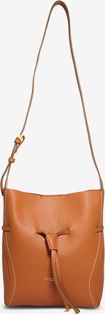 Gianni Chiarini Rechteckige Umh&auml;ngetasche aus genarbtem Leder Sienna