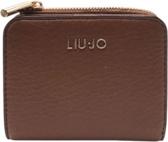 Liu Jo Korte ritsportemonnee met meerdere vakken - Dames - Portefeuilles - Bruin - ONE Size - Accessoires