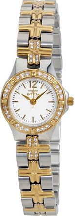 Invicta Wildflower White Dial Two-tone Ladies Watch 0127