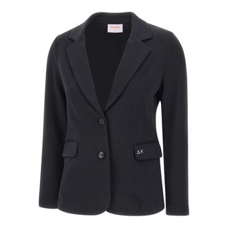 Sun 68 Blazer Basic - Dames - Blazers - Zwart - M - Katoen - Jassen