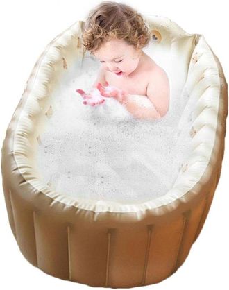 OEM Piscina Hinchable Para Ni&ntilde;os Peque&ntilde;os - Piscina Infantil - Diversi&oacute;n A La Hora Del Ba&ntilde;o - Incluye Respaldo - 90x55x30cm