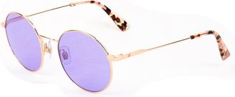 Web Eyewear Pink Metal Womens Sunglasses