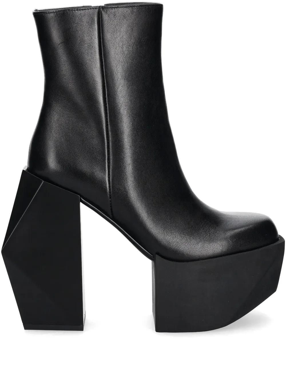 完売品✨️UNITED NUDE Cube Bootie Mid BLACK 37 United Nude Cube Bootie Mid – ModeAlise