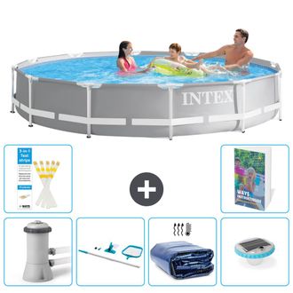 Intex Piscina Prism Frame Redonda - 366x76 Cm - 7-piezas S305