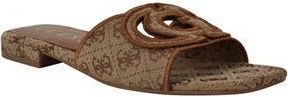 Guess Tarishae Slide Sandal in Medium Brown at Nordstrom Rack, Size 7.5