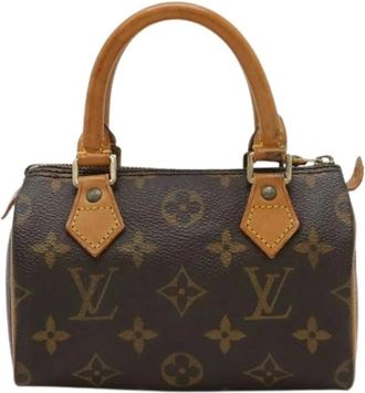 Louis Vuitton Pre-owned Mini Bags, female, Brown, Size: ONE SIZE Pre-owned Mini Pouch