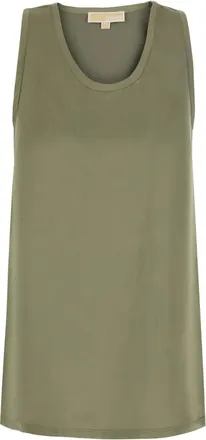 Michael Kors Tops, Dames, Groen, M, Mouwloze Top