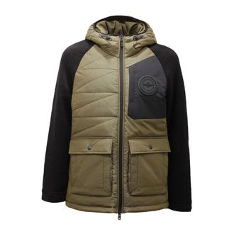 Aeronautica 202Af 411Ct 2740 Giacca C/Cappuccio - Heren - Winterjassen - Groen - 3XL - Wol - Jassen