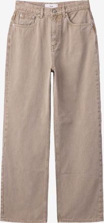 Dunst Weite Jeans aus Baumwollk&ouml;per