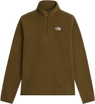 The North Face Glacier Fleece 1/4 Zip Jacket Fleecepullover f&uuml;r Herren | braun