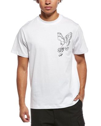 Off-white Slim Fit Eagle Arrow T-Shirt