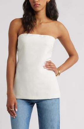 Open Edit Tunic Tube Top in Ivory at Nordstrom Rack, Size X-Small