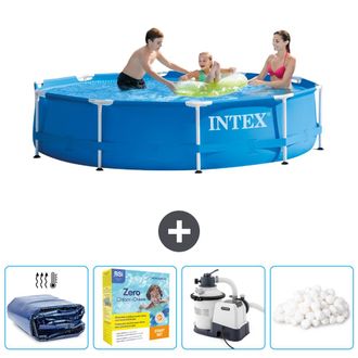 Intex Piscina Con Estructura Redonda - 305x76 Cm - 5-piezas Scb70