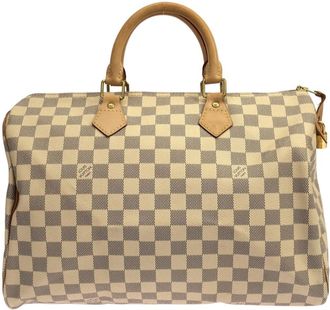 Louis Vuitton Azur Damier Azur Damier Azur Boston Bag (Pre-Owned)