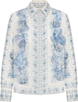 Zimmermann Blue Printed Shirt