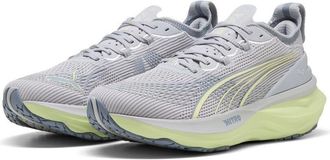 Puma Puma Mens Foreverrun Nitro 2 Running Shoes, Vibrant Silver/Apple Spritz, 11.5