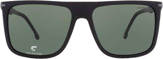 Carrera Polarized Green Browline Mens Sunglasses CARRERA 278/S 0003/UC 58