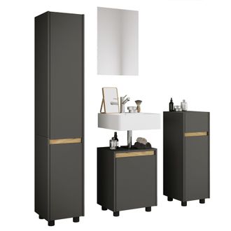 VCM Juego Completo De Muebles De Ba&ntilde;o De 4 Piezas Cosila M 165x112x35 - Vcm
